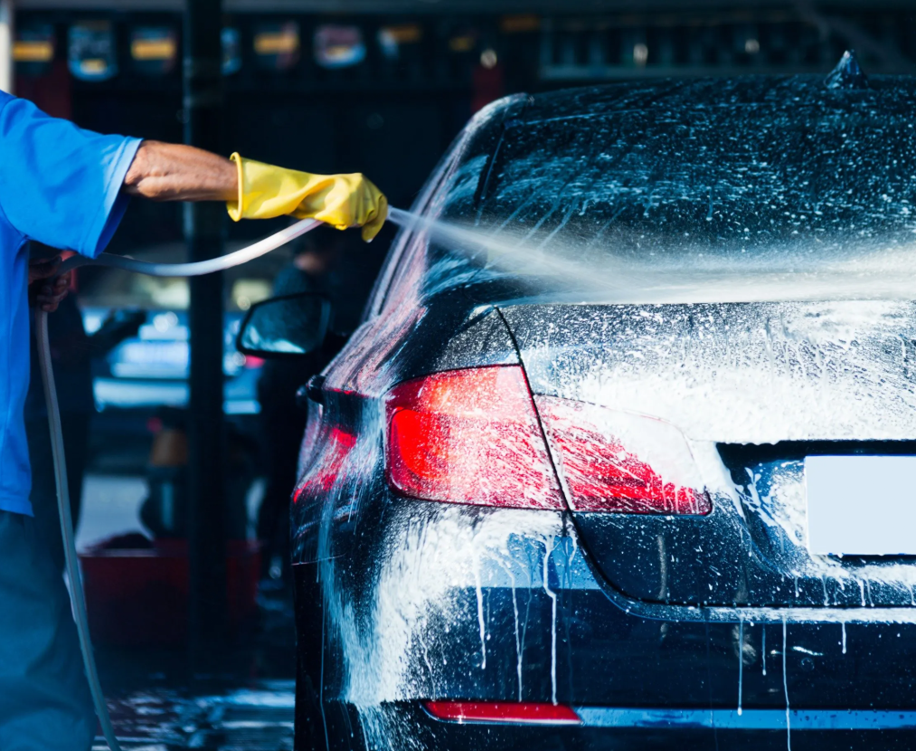 Professional car washing and detailing